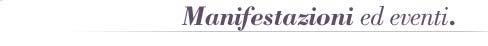 Manifestazioni